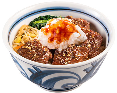 おろし厚切りかるび丼