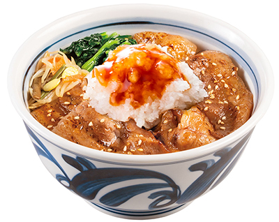 おろし豚かるび丼