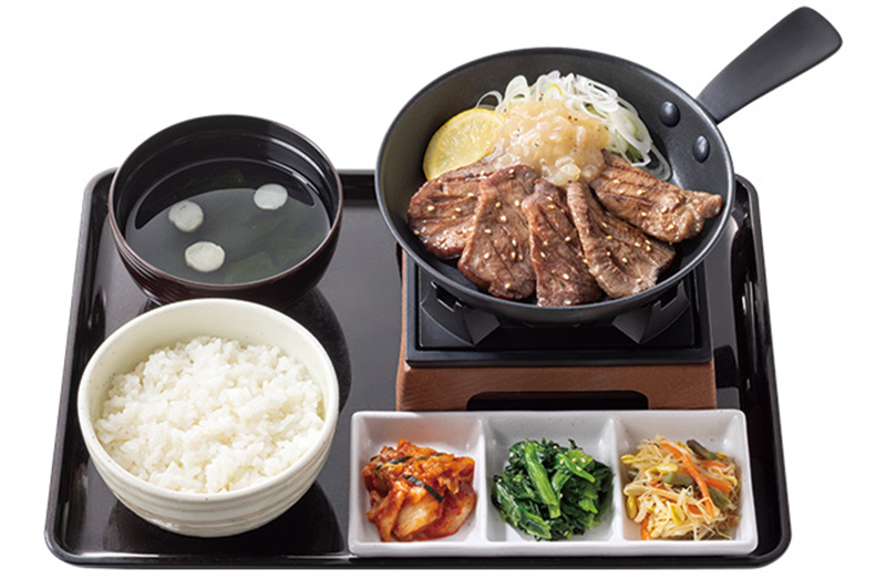 鉄板ねぎ塩牛たん定食