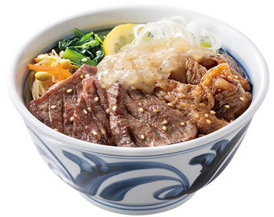 ねぎ塩牛たん牛かるび丼