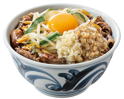 ガツンとにんにくスタミナ牛かるび丼