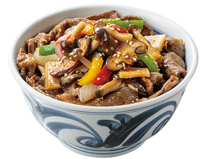 ピリ辛プルコギ牛かるび丼
