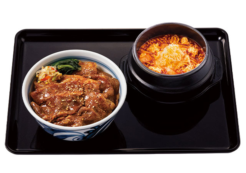 牛かるび丼（並）＋ミニチーズスンドゥブラーメン